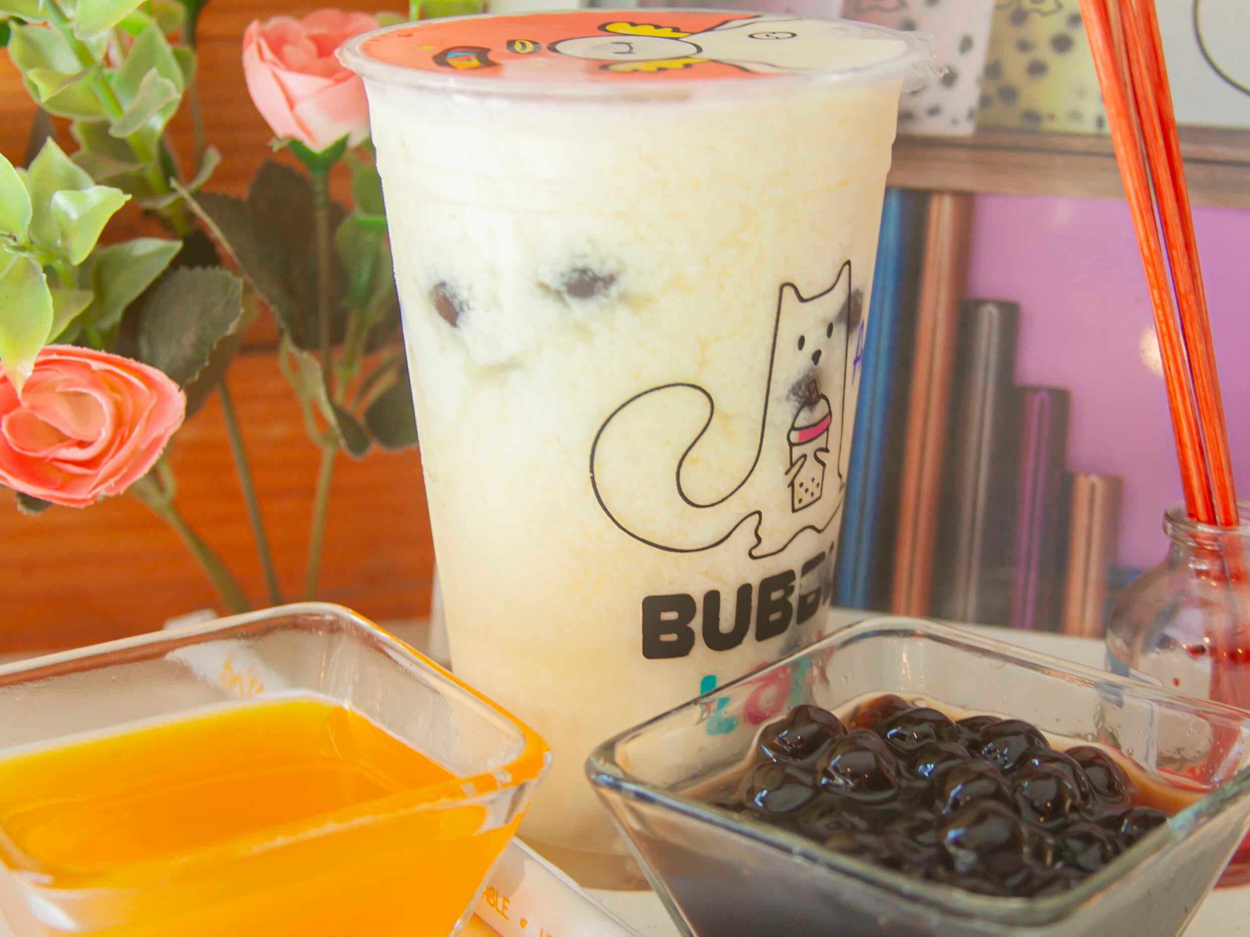 Bubble Tea de Yogurt de Mango