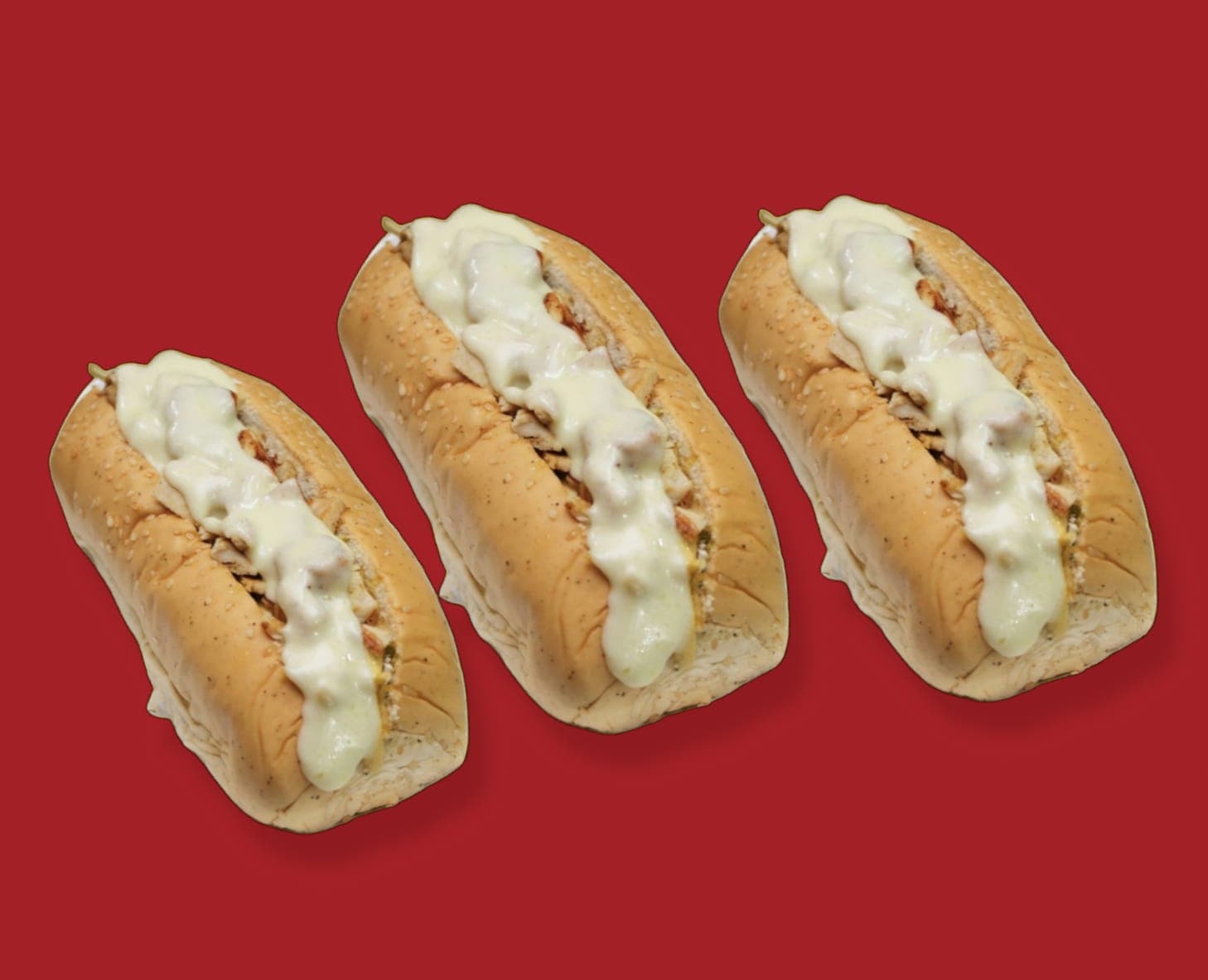 (3) Perros Pollo Gratinados