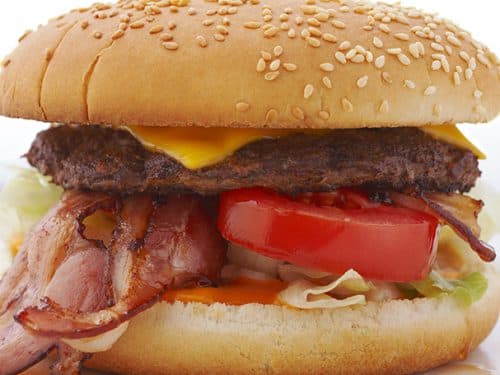 Hamburguesa doble carne y dobe queso