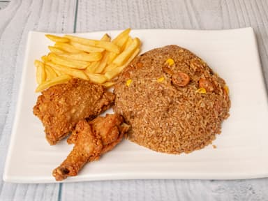 Personal Arroz Paisa + 1/4 Pollo + Bebida
