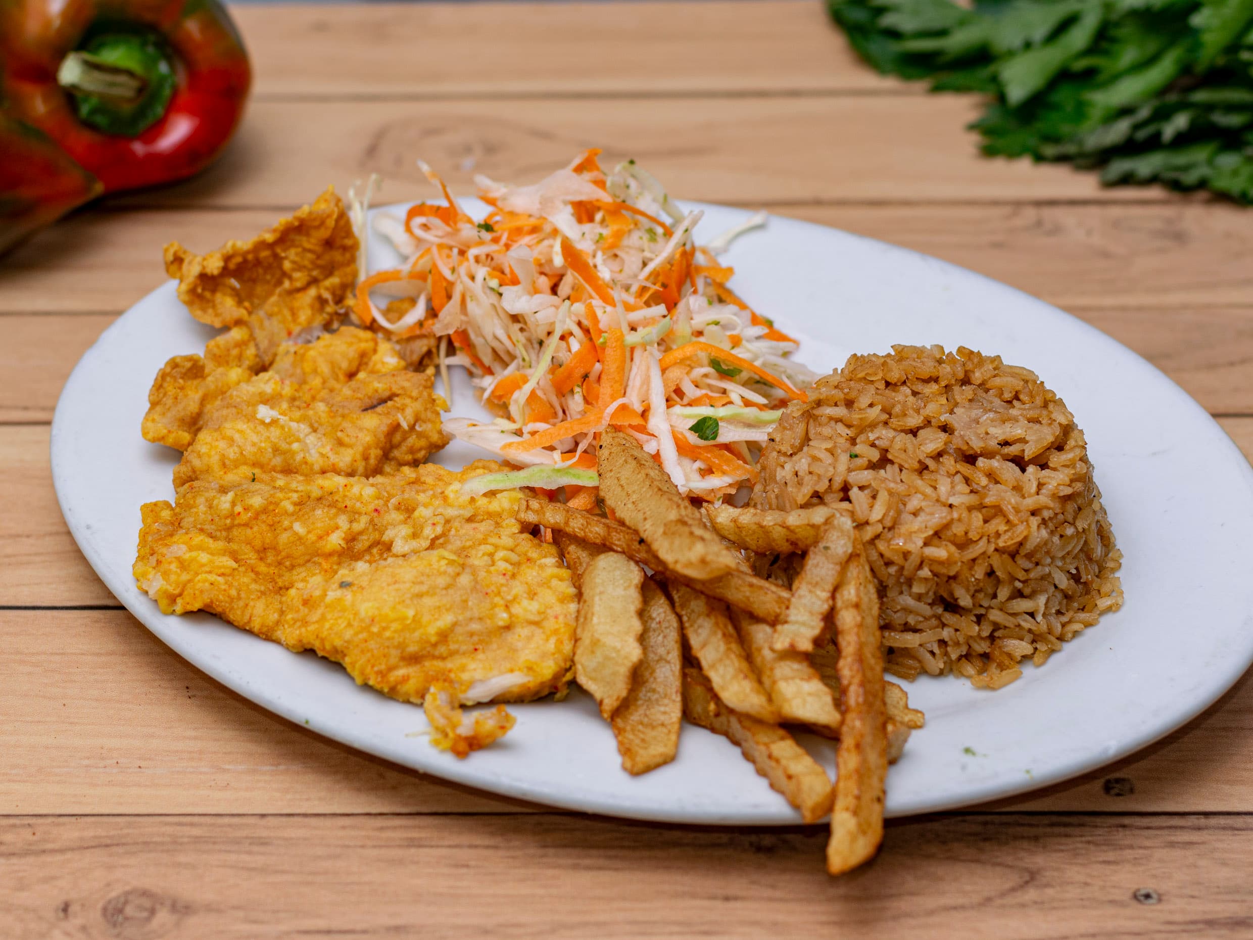 Menù infantil con pollo