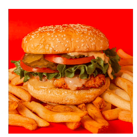 Combo Hamburguesa Clásica de Pollo