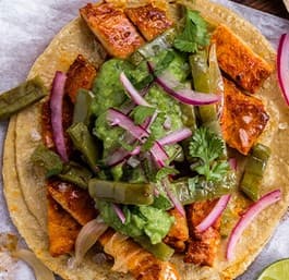 Taco de Carne Enchilada de Puerco