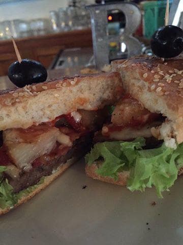 Hamburguesa Hawaiana