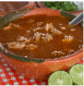 Vaso de Consomé con Carne
