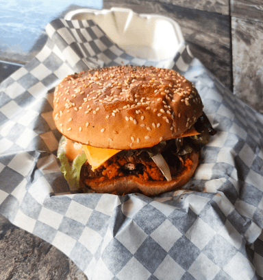 Hamburguesa de Arrachera de Res