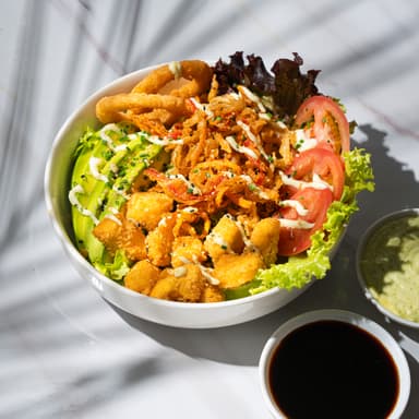 Bowl Ensalada Vegetales Tempura