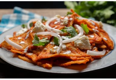 Chilaquiles Rojos.