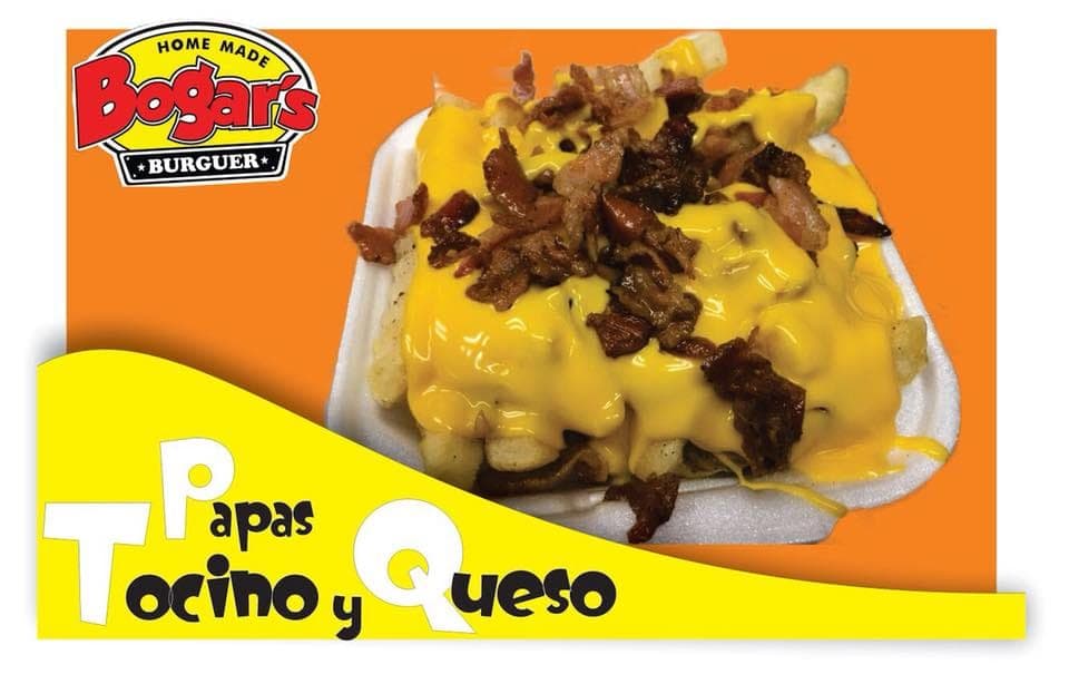 Papas Fritas con Queso y Tocino