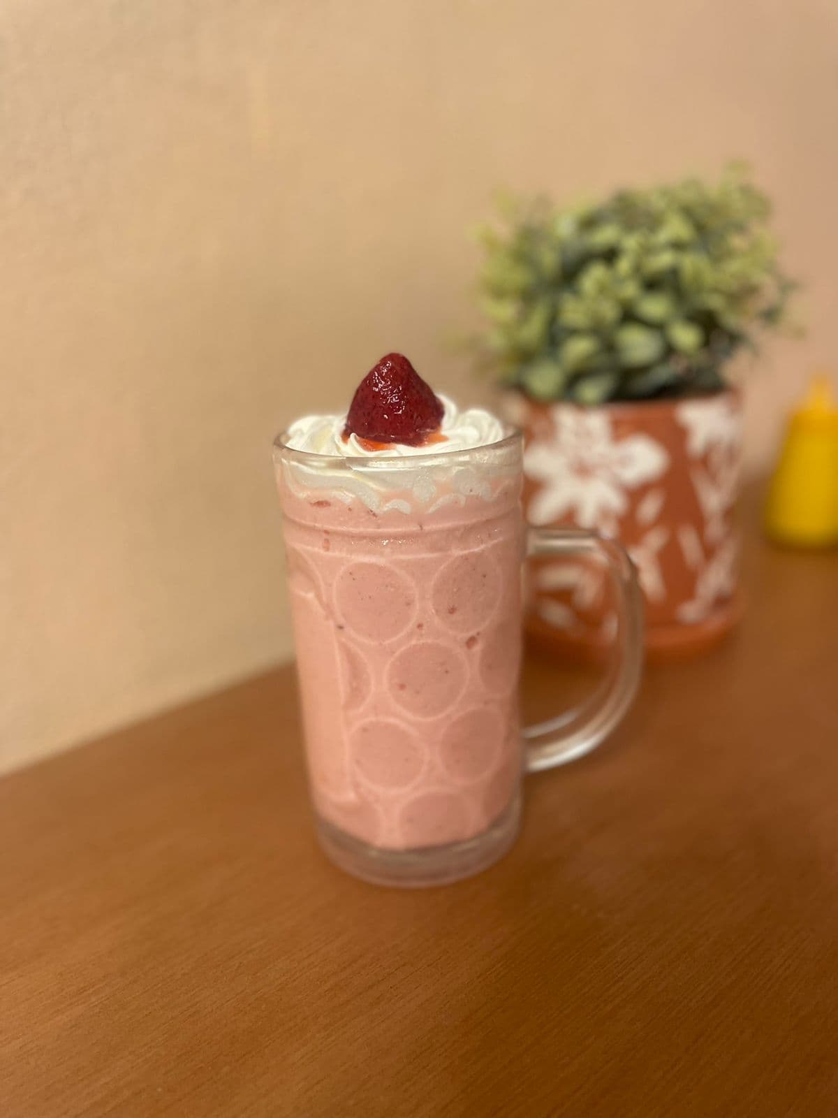 Frappé Fresas con crema