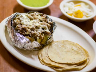 Papa Asada de Bistec