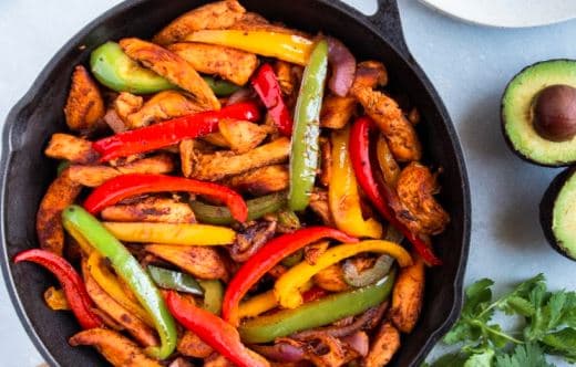 Fajitas de Pollo