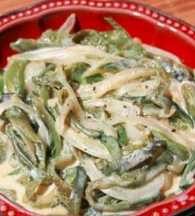 Rajas con Crema
