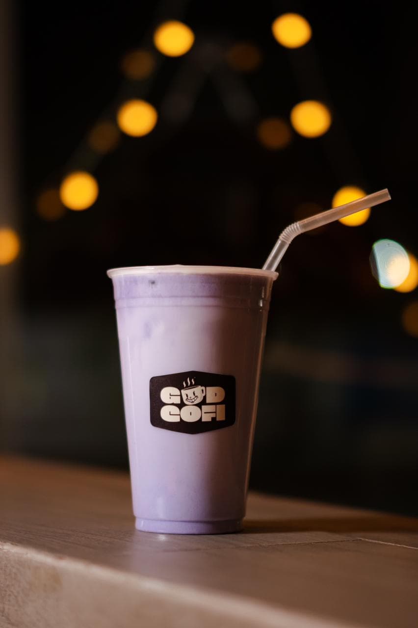 Iced Latte Taro