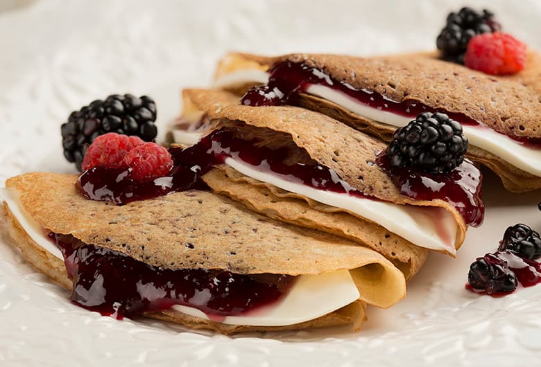 Crepa Queso Philadelphia más 1 Fruta