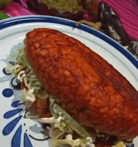 Pambazo de Papa con Chorizo