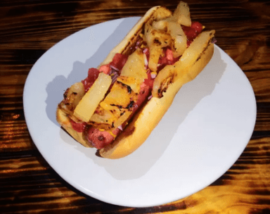 Hot Dog Hawaiano