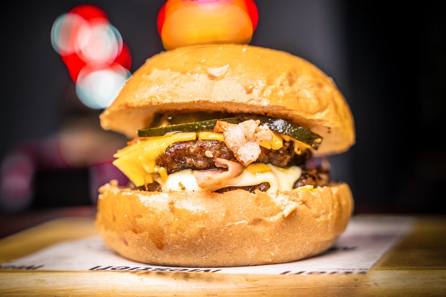Hamburguesa Doble Cheese And Bacón