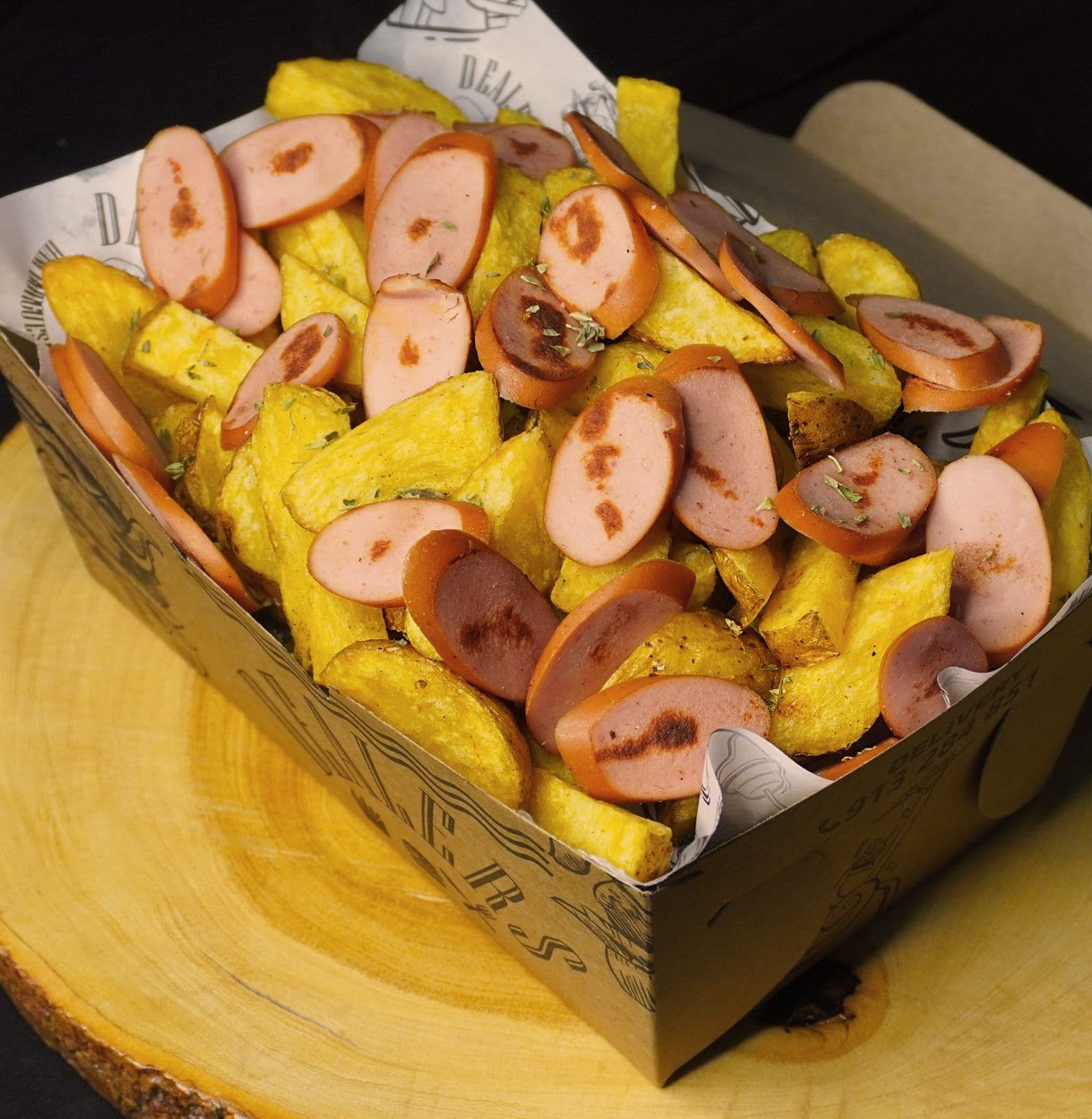 Salchipapa Frankfurter