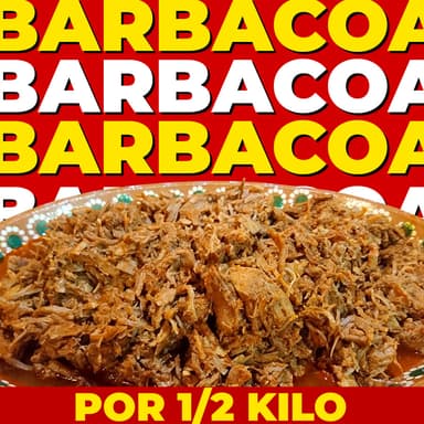 Medio kilo de barbacoa de res