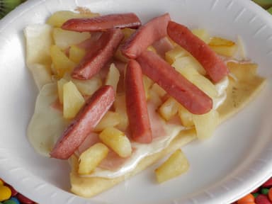 Crepa Especial Carne de Hamburguesa