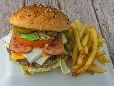 Hamburguesa Chesse Rio Sencilla