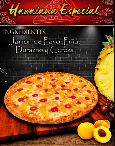1 Pizza Grande de Hawaiana Especial