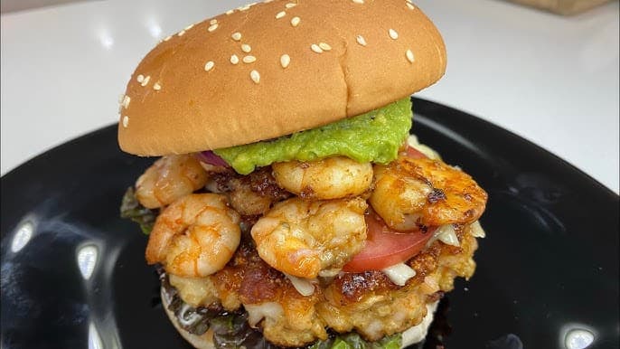 Hamburguesa de Camaron