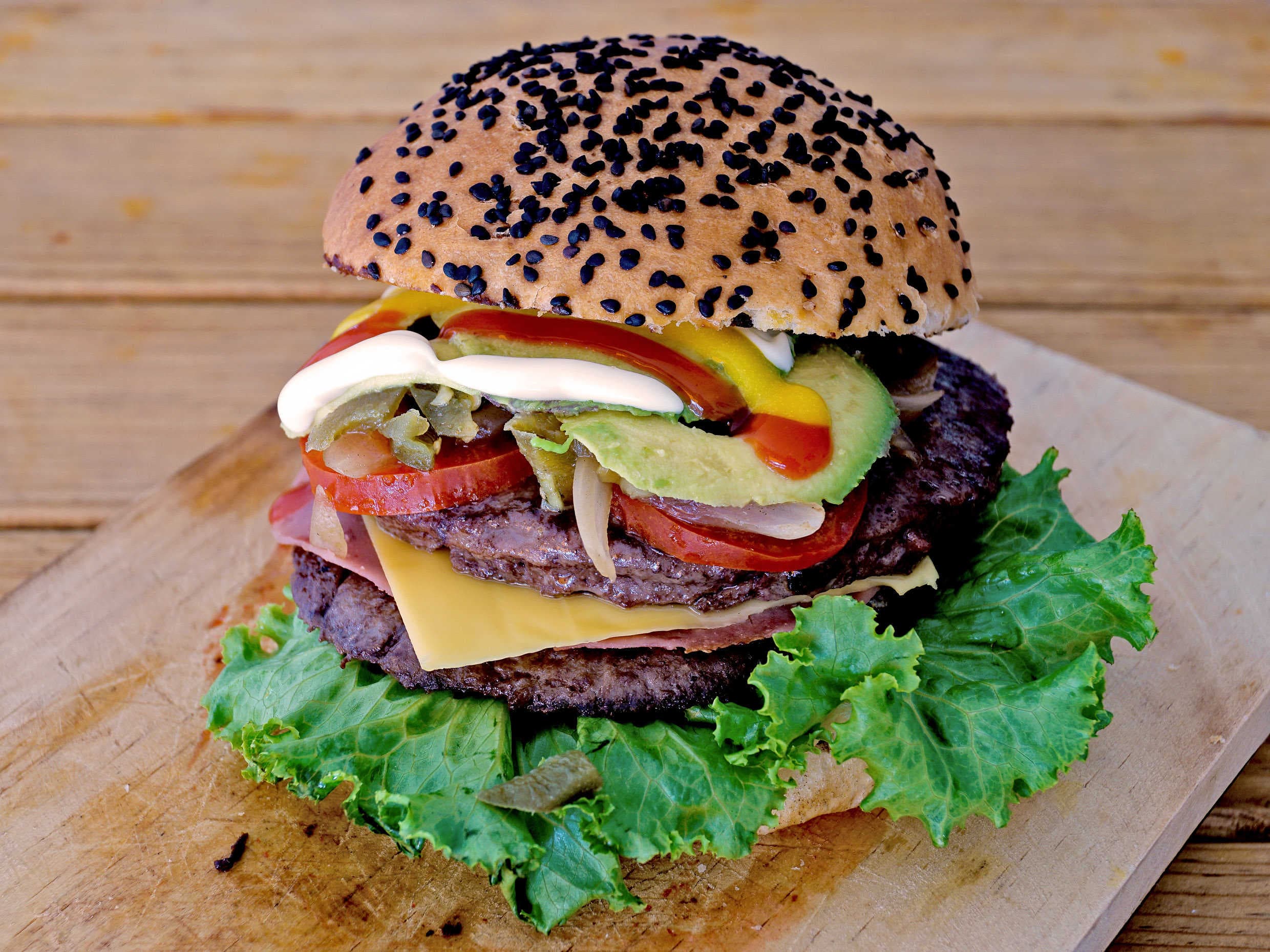 Hamburguesa Doble 1.