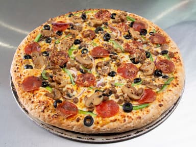 Pizza mediana romana.
