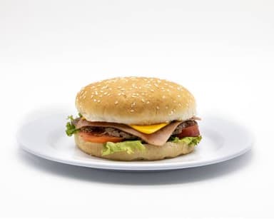 Hamburguesa Jamón y Queso