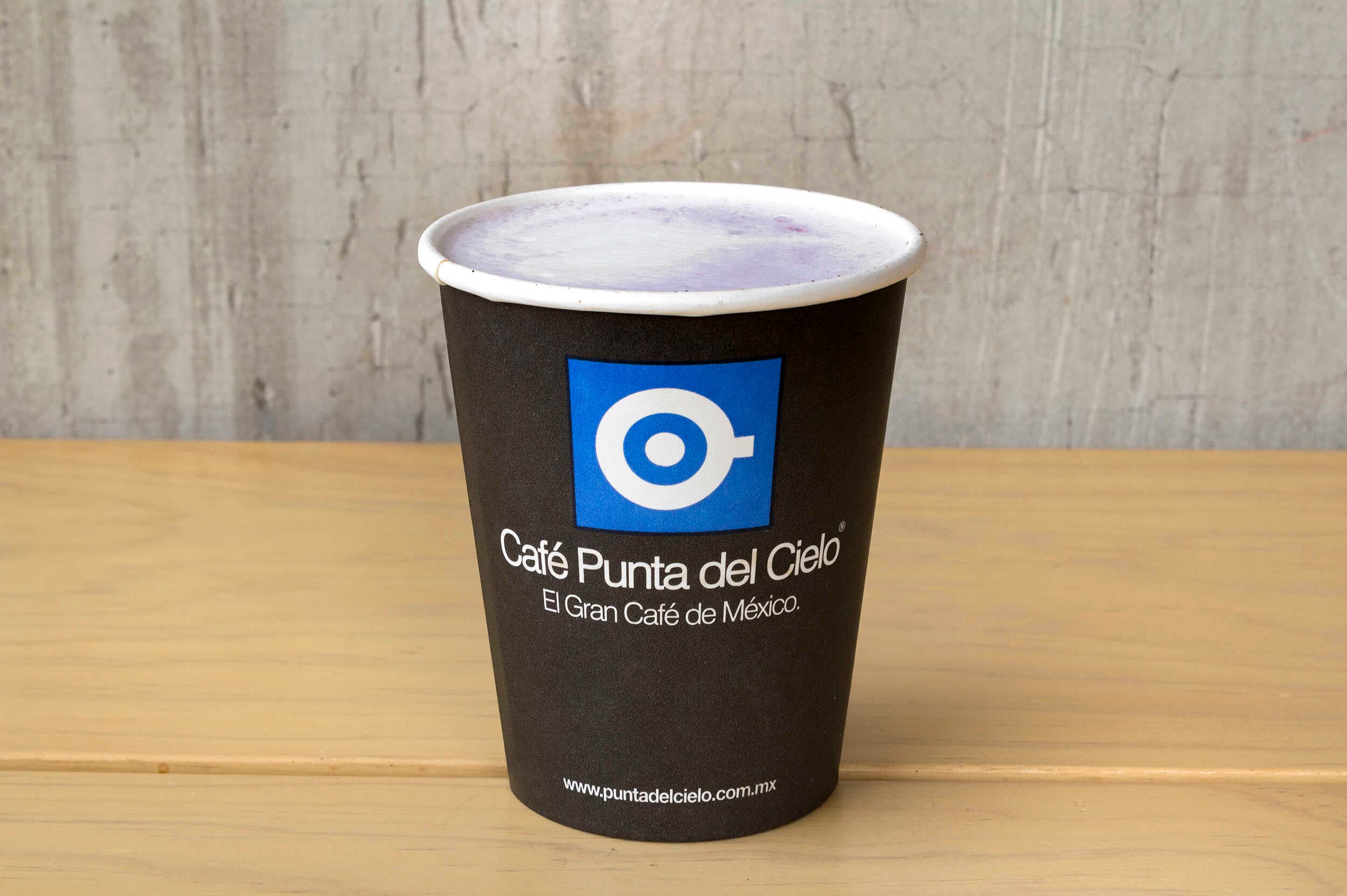 Taro Latte Caliente