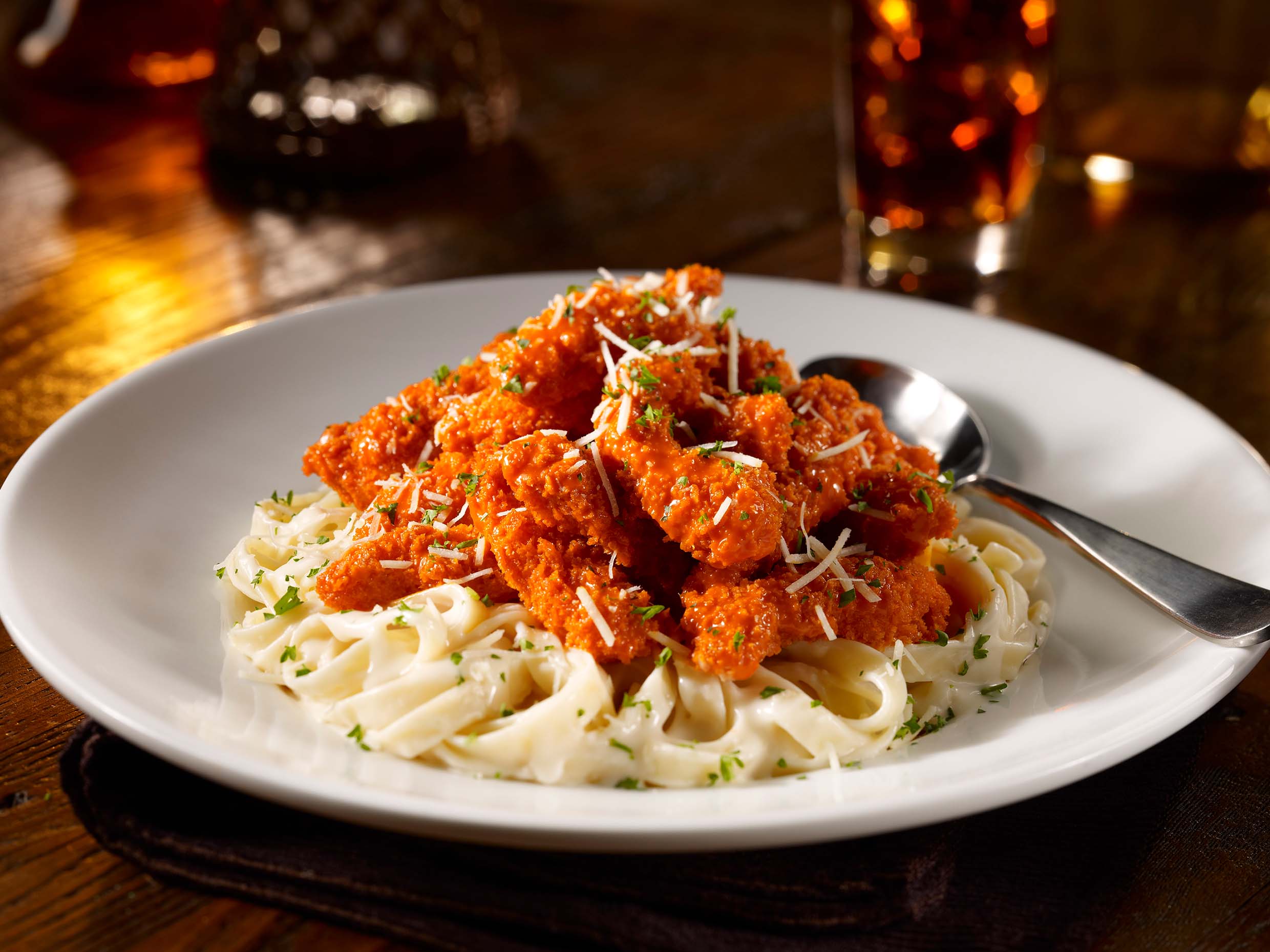 Creamy Buffalo Chicken Pasta