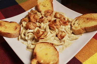 Pasta con Camarón