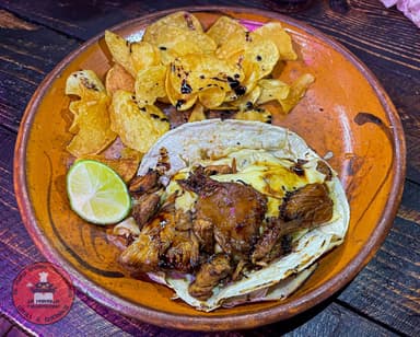Taco de Costilla a la BBQ