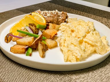 Huevos con Champiñón