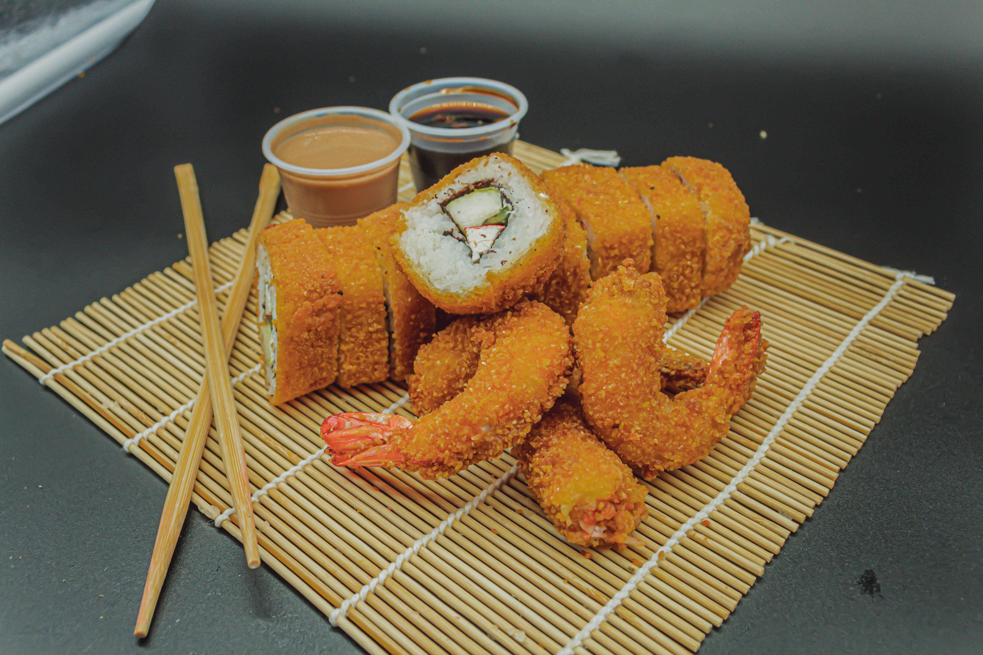 Kushiage Camarón Charola Grande