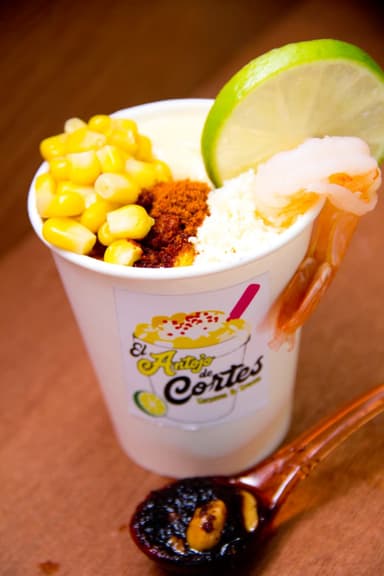 Esquite con Camarón y Grano Amarillo Grande