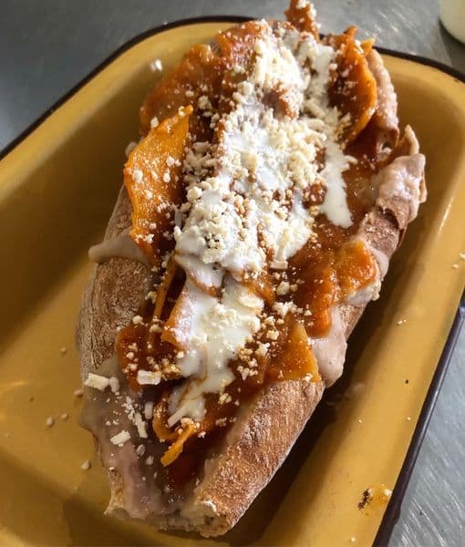Lonche de Chilaquiles
