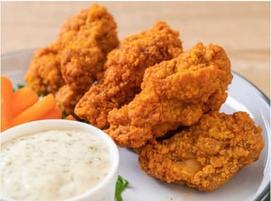 Alas de pollo frito (x10)