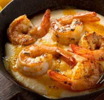 Camarones Gratinados