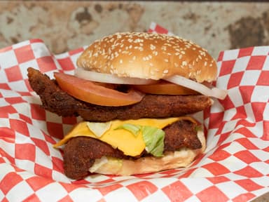 Hamburguesa Doble Pescado con Queso