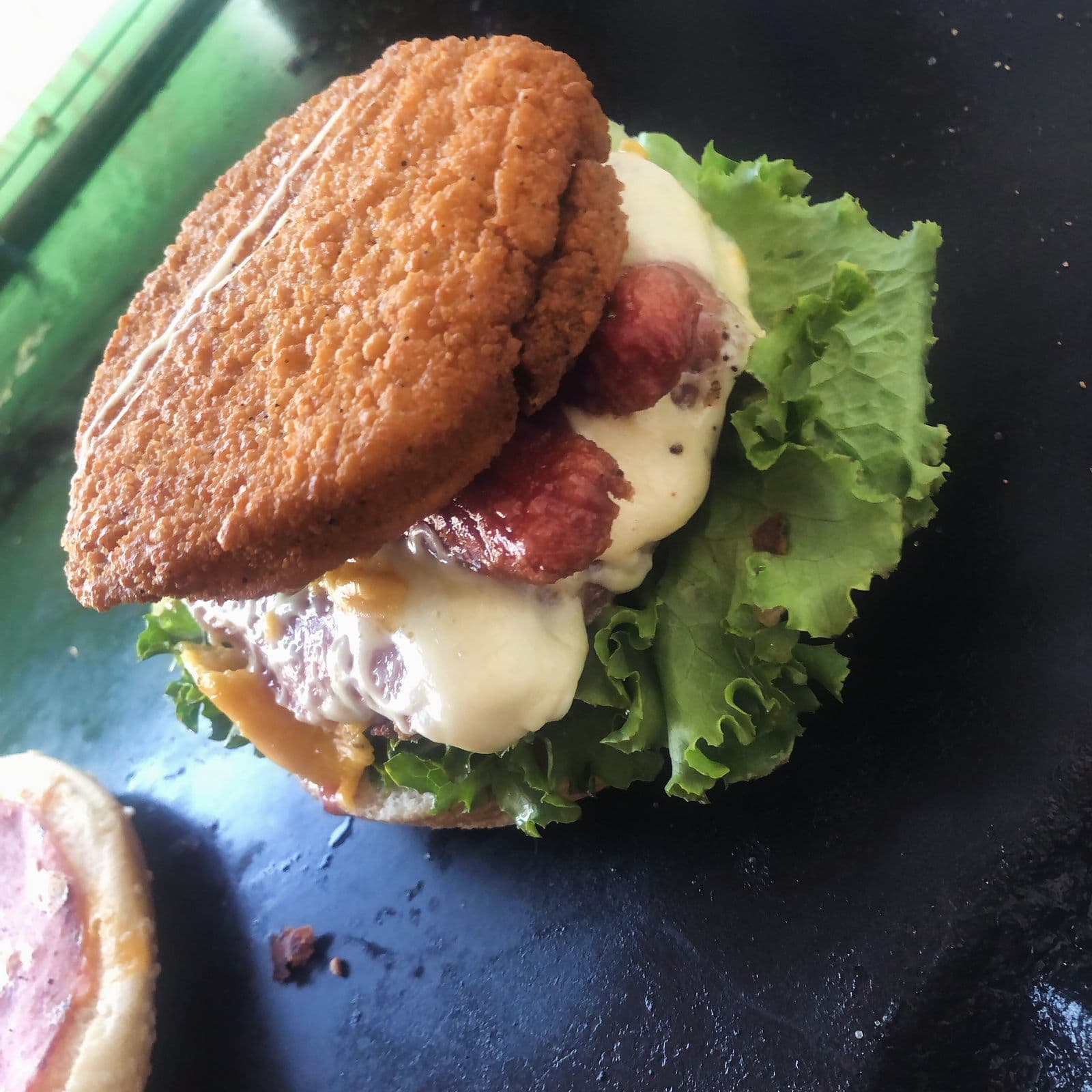 Hamburguesa Doble de Pollo