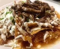 Chilaquiles de Arrachera