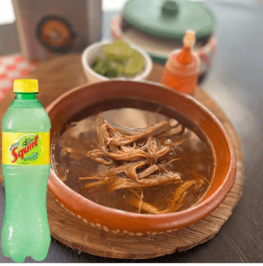 Combo 1/2 Orden de Birria + Refresco de 400ml