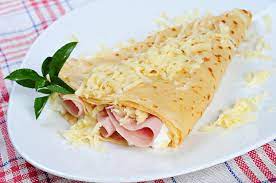 Crepa Jamón y Queso Manchego