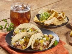 Combo Tacos de cerdo y piña