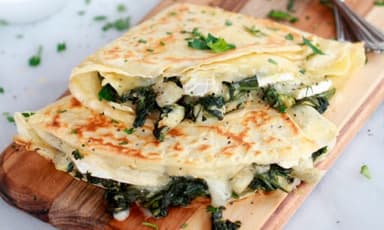 Prepara tu Crepa Salada 4 Ingredientes