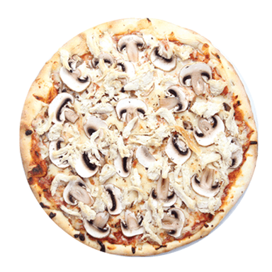 Pizza Pollo Champiñones