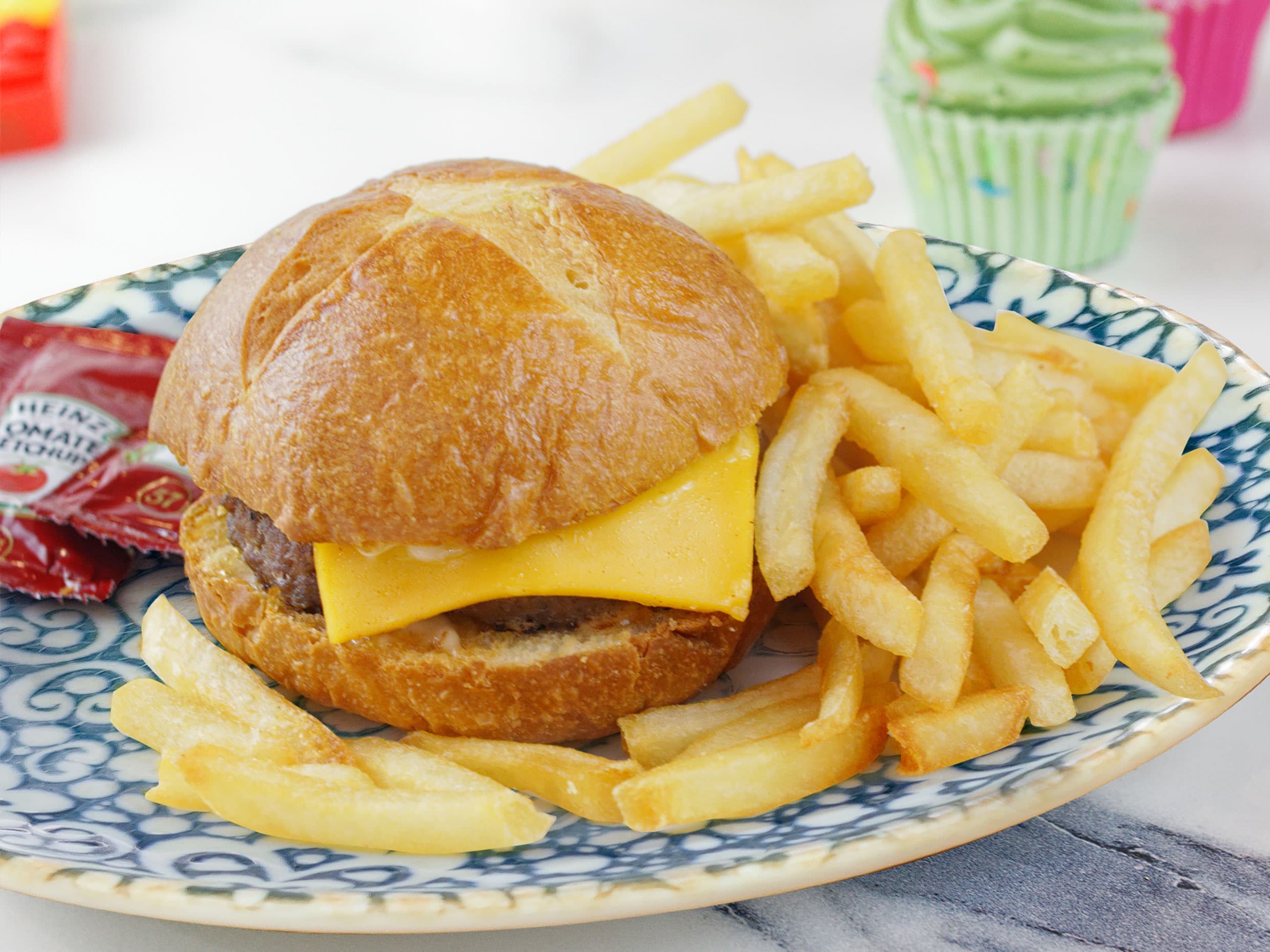 Hamburguesa con Papas